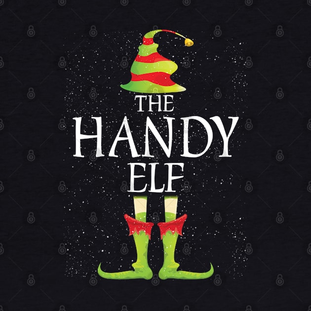 Handy Elf Family Matching Christmas Group Funny Gift by Davishasari